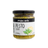 Piacelli Itāļu antipasti pesto ar baziliku un ciedru riekstiem - pesto verde 190g | Multum