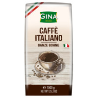 Gina Originale Coffee Italiano - izcila Itāļu pupiņu kafija, piemērota espresso 1kg | Multum