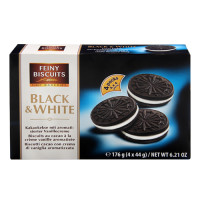 Feiny Biscuits kakao saturoši cepumi ar vaniļas garšas pildījumu 4x44g | Multum