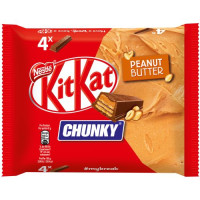 KitKat Chunky šokolāde ar zemesriekstu sviestu 4x42g | Multum