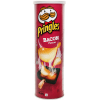 Pringles kartupeļu čipsi  ar bekona garšu 165g | Multum