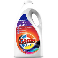 Gama 3in1 Color & Dark krāsainas un tumšas veļas mazgāšanas līdzeklis x83 4.15L | Multum