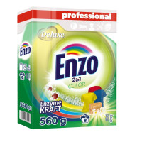 Enzo Professional Color 2in1 pulveris krāsainai veļai x8 560g | Multum