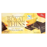 Šokolādes ar mango pildījumu Royal Thins Mango 200g | Multum