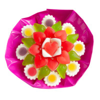 FLOWER CANDY Želejas konfektes- puķu pušķis 145g | Multum