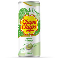 CHUPA CHUPS gāzēts dzēriens ar meloņu krēma garšu 250ml | Multum