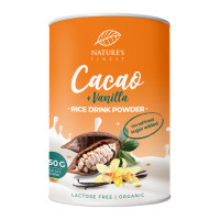 Nature's finest BIO kakao un vaniļas rīsu piena dzēriena pulveris 250g | Multum