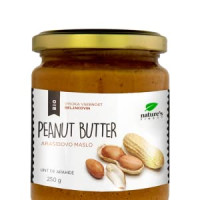Nature's finest BIO 100% Peanut butter.  100% BIO riekstu sviests bez piedevām 250g | Multum