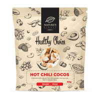Nature's finest BIO Hot Chilli Cocos Chips 40g. BIO koksriekstu čipsi ar aso čilli. 40g | Multum
