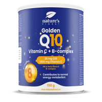 Nature's finest Q10 + B-komplex + vitamin C. Unikāla metabolisma un imunitātes stiprināšanas formula - ar Konezīmu Q10, C un B grupas vitamīniem. Bez cukura. 150g | Multum