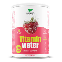 Nature's finest VITAMIN WATER - IMMUNE SUPPORT. Vitamīnu un antioksidantu pulveris dzēriena pagatavošanai ar zemenēm, imunitātes stiprināšanai. 200g | Multum
