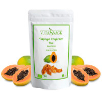 Vitasnack raw kaltētas BIO papaijas uzkoda - bezglutēna 24g | Multum
