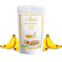 Vitasnack raw kaltētu BIO banānu uzkoda - bezglutēna 28g | Multum