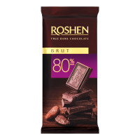 ROSHEN rūgtā šokolāde 80% kakao 85g | Multum