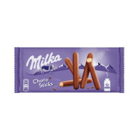 Milka cepumu nūjiņas ar piena šokolādes glazūru 112g | Multum