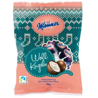 Manner Woll Kugeln piena šokolādes bumbiņas ar piena krēma pildījumu 90g | Multum