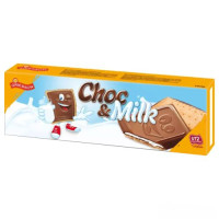 Griesson Choc & Milk sviesta cepumi ar piena šokolādi 150g | Multum