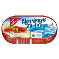 G&G Herings Filets Tomatensauce siļķu fileja tomātu mērcē 200g | Multum