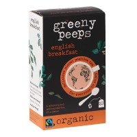 Greeny peeps English Breakfast bio melnā tēja 20x2g | Multum