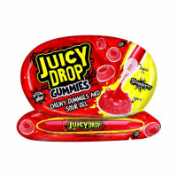 JUICY DROP Gummies košļājamās konfektes ar skābu želeju 57g | Multum
