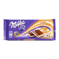 Milka Toffee Cream piena šokolāde ar karameles pildījumu 100g | Multum