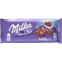 Milka Bubbly Milk porainā piena šokolāde 90g | Multum