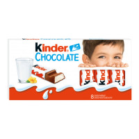 Ferrero Kinder Chocolate piena šokolādes batoniņi x8 100g | Multum