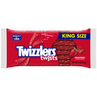 TWIZZLERS Strawberry Twists Košļājamā konfekte ar zemeņu garšu 70 g | Multum