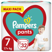 Pampers Pants #7 Maxi x32 (17+kg) | Multum