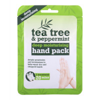 Tea Tree & Peppermint mitrinoši cimdi rokām | Multum