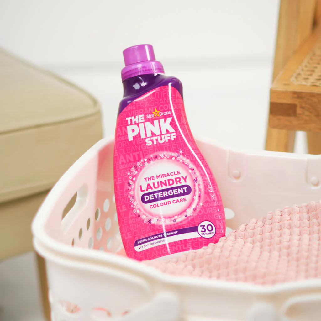 Pink Stuff krāsu saudzējošs veļas mazgāšanas līdzeklis 960ml | Multum