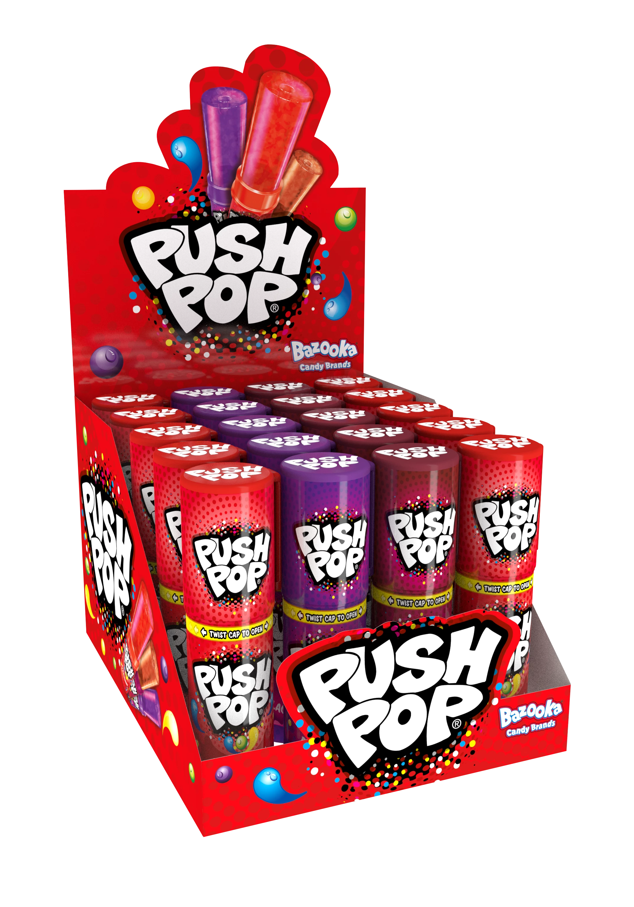 BAZOOKA Push Pop ledenes 15g | Multum