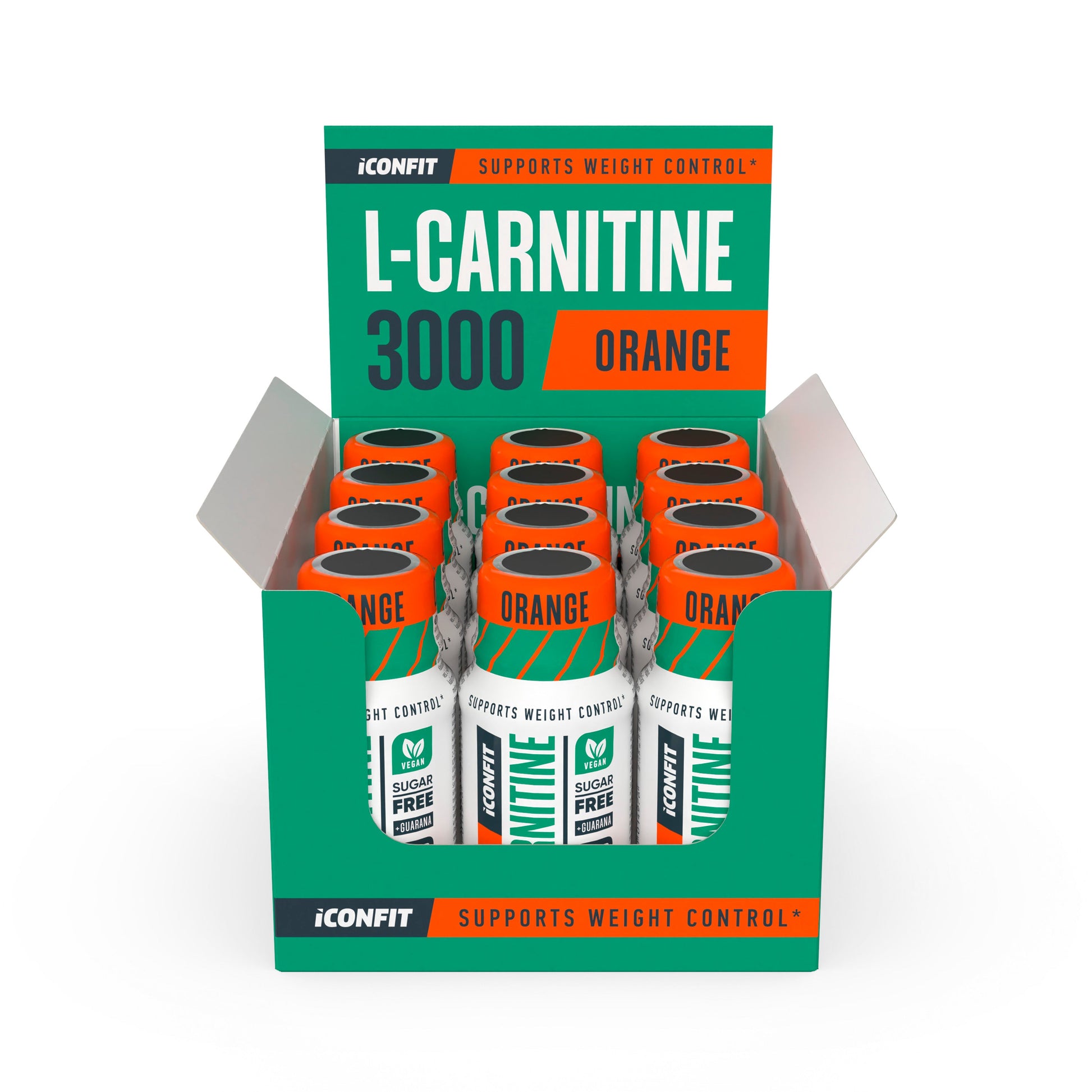ICONFIT L-Karnitīns 3000 apelsīnu garšas dzēriens 60ml | Multum