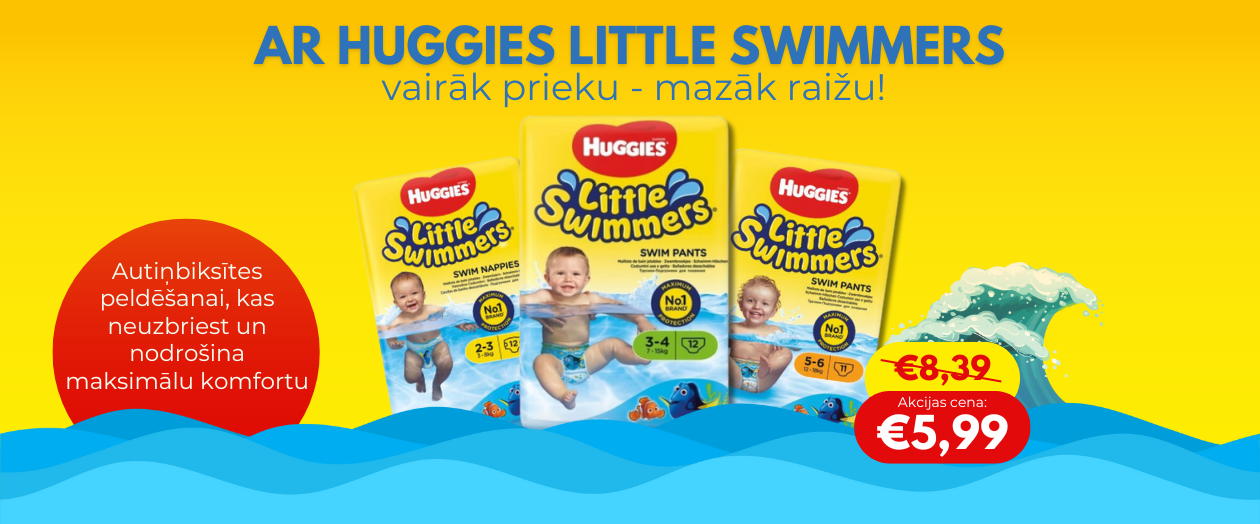 Huggies Little Swimmers autiņbiksītes peldēšanai