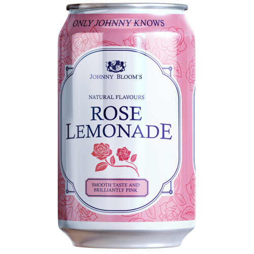 Bezalk. dzēriens Johnny Blooms Rose Can 0.33L | Multum