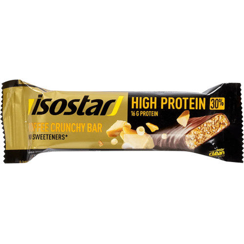 Isostar High Protein 30 batoniņš ar karameles gabaliņiem  55g | Multum