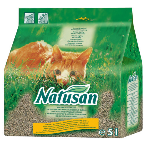 Natusan cementējošas smiltis kaķiem 5L | Multum