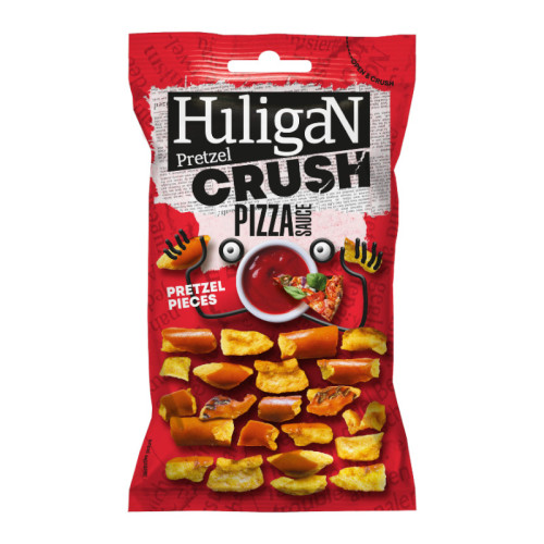 Pretzel Crush PIzza Sauce sausiņi ar picas garšu 65g | Multum