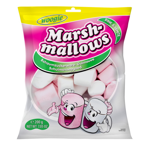 Woogie Pink and White maršmelovi 200g | Multum
