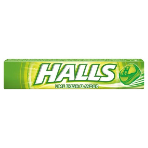Halls Lime Fresh sūkājamās konfektes ar laima garšu 33.5g | Multum