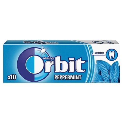 Orbit košļājamā gumija ar piparmētru garšu 14g | Multum