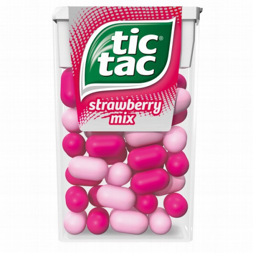 Tic Tac dražejas ar zemeņu garšu 18g | Multum