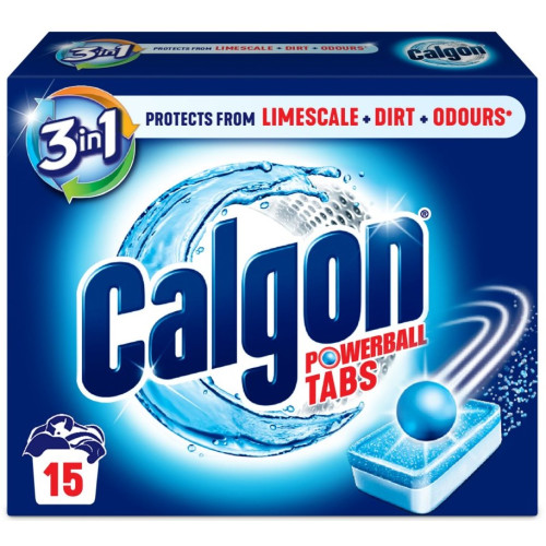 Calgon atkaļķošanas tabletes veļas mašīnai 15gb | Multum