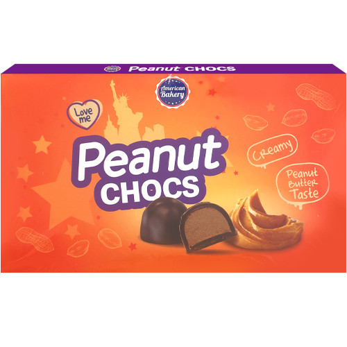 American Bakery Peanut šokolādes konfektes 115g | Multum