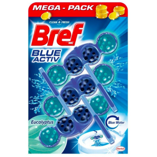 Bref Blue Eucalyptus tualetes podas skalošanas bloks ar eikaliptu 2x50g | Multum