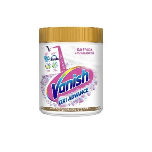 Vanish pulveris traipu noņemšanai baltai veļai 470g | Multum