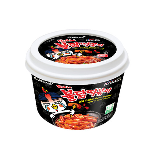 Samyang Buldak ātri pagatavojams rīsu klimpu Tteokbokki ar asas vistas garšu 179g | Multum