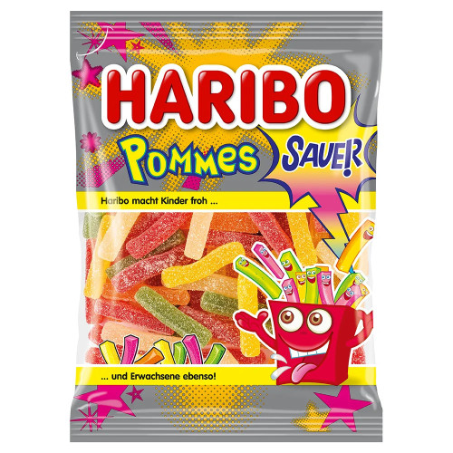 Haribo Sauer Pommes želejas konfektes 175g | Multum