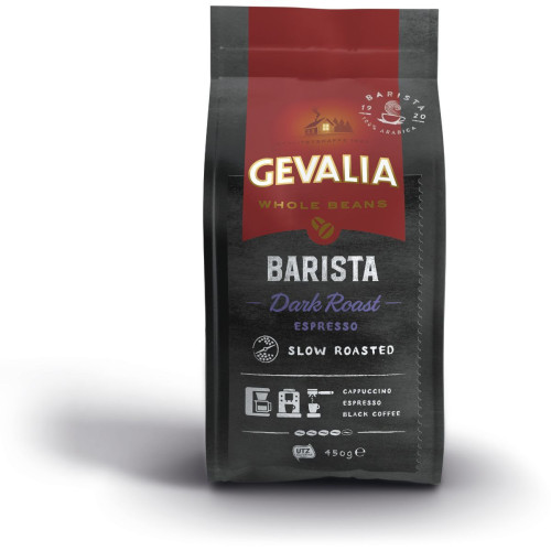 Gevalia Barista Dark Roast Espresso kafijas pupiņas 450g | Multum
