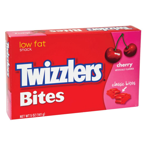 Twizzlers Cherry Bites mīkstās konfektes ar ķirsu garšu 141g | Multum